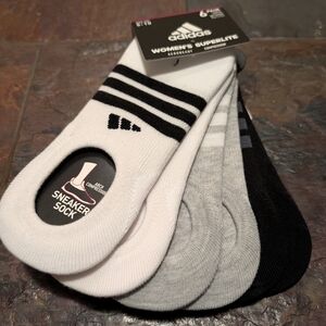 nwt ADIDAS no show low socks wmns 5-10
